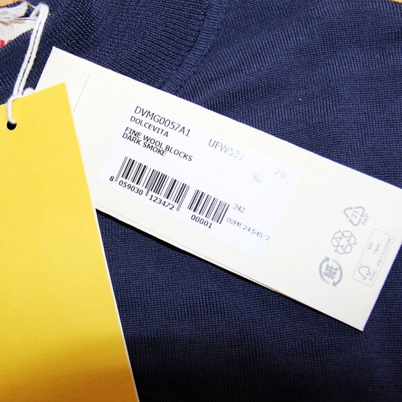 BNWT AW24 MARNI FINE WOOL BLOCKS SWEATER 48 - Picture 11 of 13